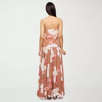 Premier Amour Floral Womens Maxi Skirt