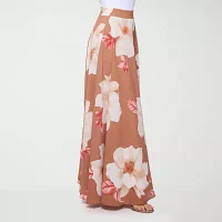 Premier Amour Floral Womens Maxi Skirt