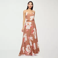 Premier Amour Floral Womens Maxi Skirt