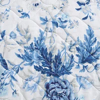 Laura Ashley Breezy Floral Quilt Set