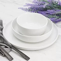 Elama Duncan 18 Piece 18-pc. Porcelain Dinnerware Set