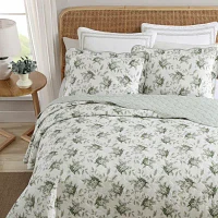 Laura Ashley Portland Floral Quilt Set