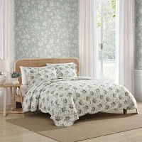 Laura Ashley Portland Floral Quilt Set