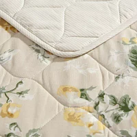 Laura Ashley Roses Quilt Set