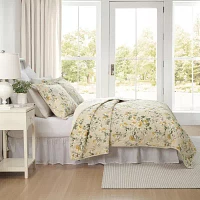 Laura Ashley Roses Quilt Set