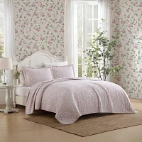 Laura Ashley Marta Stripe Quilt Set
