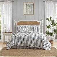 Laura Ashley Stripe Perfection Quilt Set