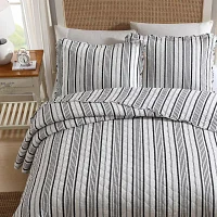 Laura Ashley Stripe Perfection Quilt Set