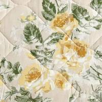 Laura Ashley Roses Quilt Set