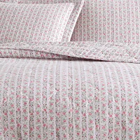 Laura Ashley Marta Stripe Quilt Set