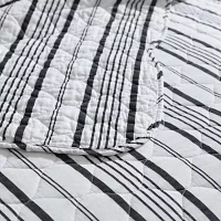 Laura Ashley Stripe Perfection Quilt Set
