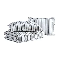 Laura Ashley Stripe Perfection Quilt Set