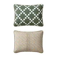Eddie Bauer Diamond Floral Quilt Set