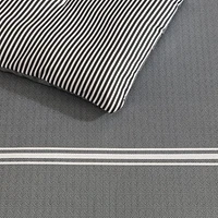 Eddie Bauer Chevron And Stripes Midweight Comforter Set