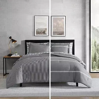 Eddie Bauer Chevron And Stripes Midweight Comforter Set