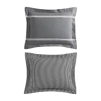 Eddie Bauer Chevron And Stripes Midweight Comforter Set