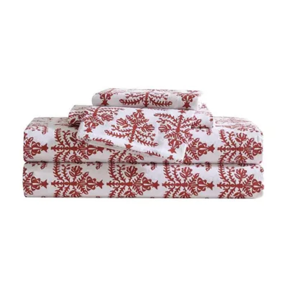 Eddie Bauer Jolly Trees Sheet Set