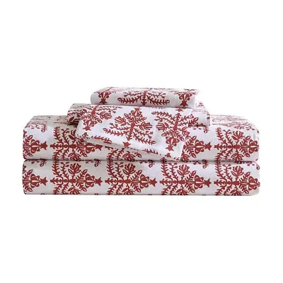 Eddie Bauer Jolly Trees Sheet Set