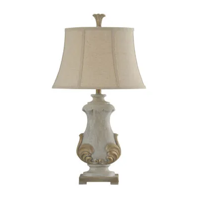 Stylecraft 16.5 W Chrysta Cream Table Lamp