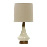 Stylecraft Faux Wood Table Lamp