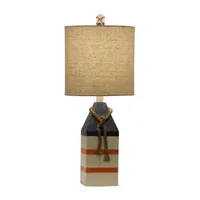 Stylecraft 10 W Blue & Orange Table Lamp