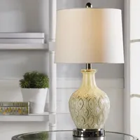 Stylecraft 12 W Off-White & Cream Table Lamp