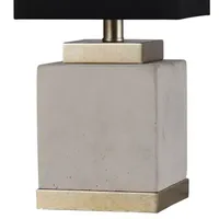 Stylecraft Natasha Soft Brass And Natural Cement Table Lamp