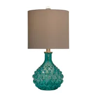 Stylecraft 10 W Blue & Off-White Table Lamp