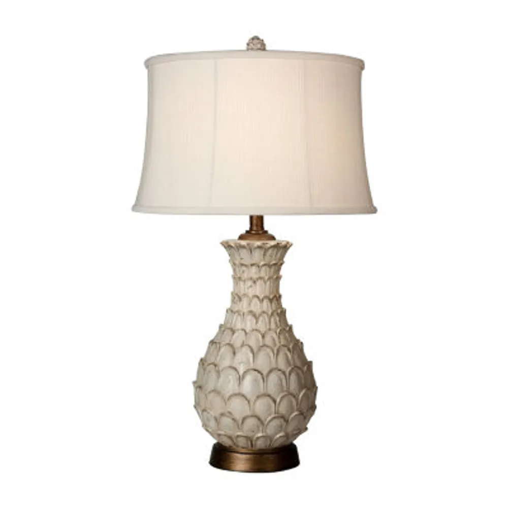 Stylecraft Jane Seymour 17 W White Table Lamp