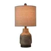 Stylecraft 10.5 W Gray Table Lamp