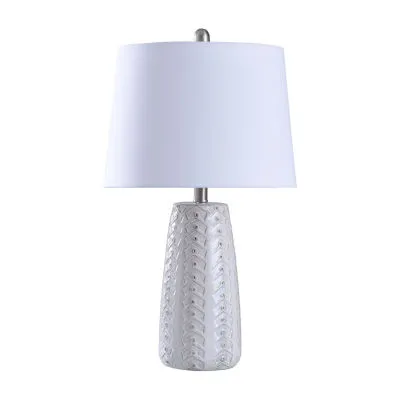 Stylecraft 11 W Off White Table Lamp