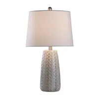 Stylecraft 11 W Off White Table Lamp