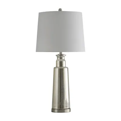 Stylecraft Northbay 16 Mercury & White Table Lamp
