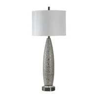 Stylecraft 17 W Silver Table Lamp