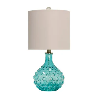 Stylecraft 10 W Blue & Off-White Table Lamp