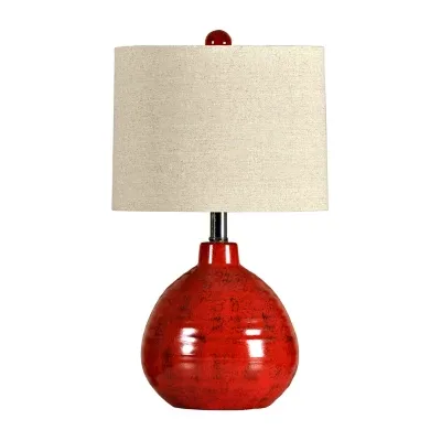 Stylecraft Apple Red Table Lamp