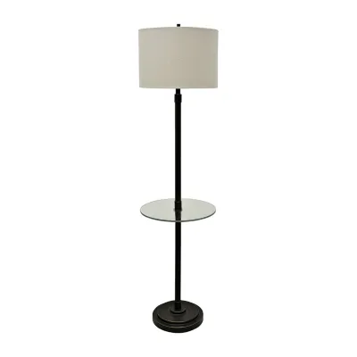 Stylecraft 16 W Madison Bronze Floor Lamp