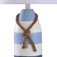 Stylecraft 10 W Blue Stripe Table Lamp