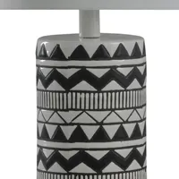 Stylecraft 10 W Black & White Table Lamp