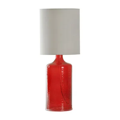 Stylecraft Seeded Glass Table Lamp