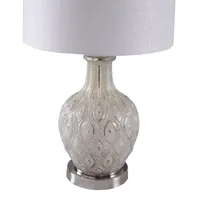 Stylecraft 12 W Off-White & Cream Table Lamp