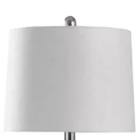 Stylecraft 12 W Off-White & Cream Table Lamp