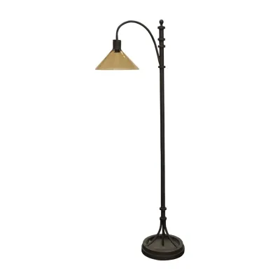 Stylecraft 11.5 W Industrial Bronze Floor Lamp