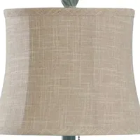 Stylecraft Cameron Distressed Ocean Blue Table Lamp