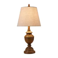 Stylecraft 12 W French Oak Table Lamp