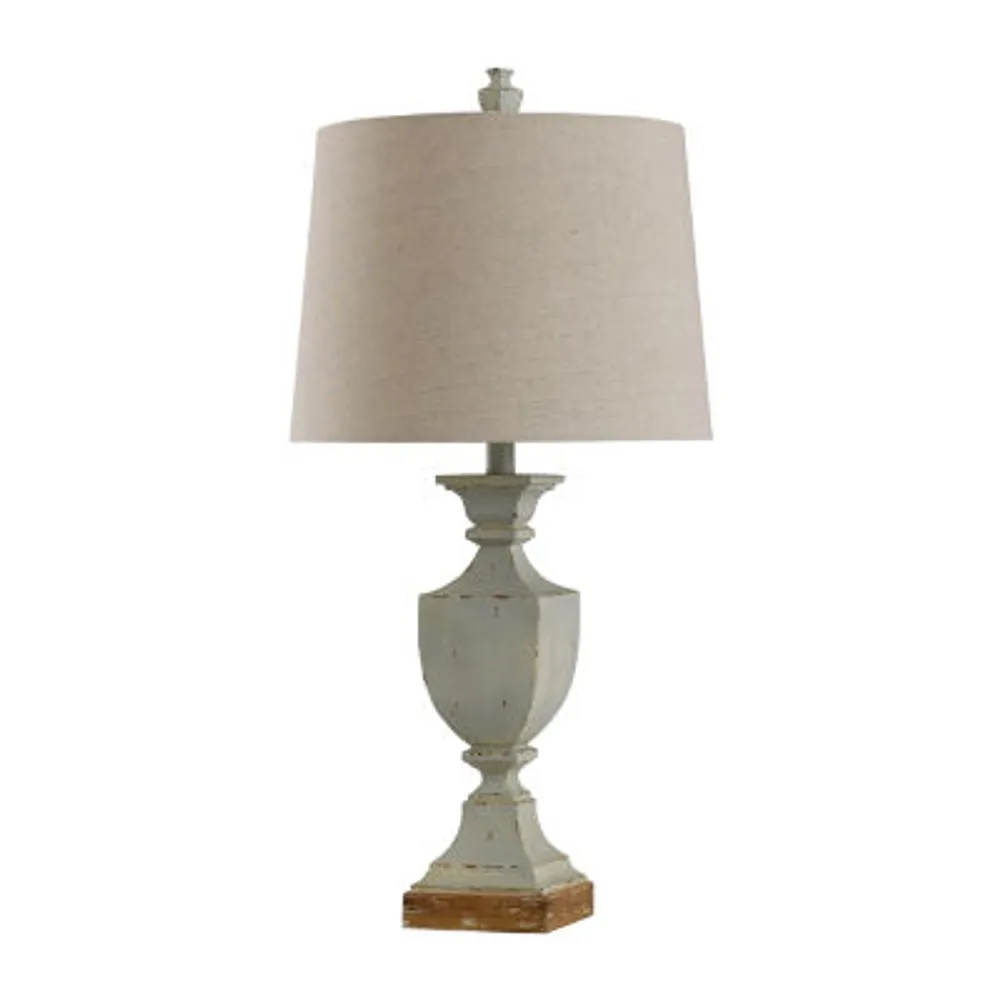 Stylecraft 15 W Blue & Brown Table Lamp