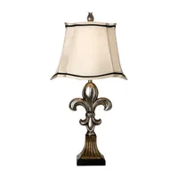 Stylecraft 15 W Comono Silver Table Lamp