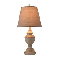 Stylecraft 12 W Distressed Cream Table Lamp