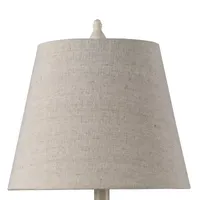 Stylecraft 12 W Distressed Cream Table Lamp