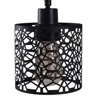 Stylecraft Three Pendant Black Floor Lamp